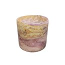 Windlicht Farverig L