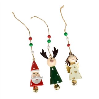 Holzh&auml;nger Xmas Joy assortiert 3er