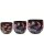 Topf Satz von 3 Midnight