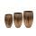 Vase Satz von 3 Harper mystic bronze