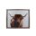 Wandbild Highlander mit Frisur