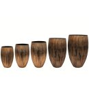 Vase Satz von 5 Harper mystic bronze