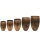Vase Satz von 5 Harper mystic bronze