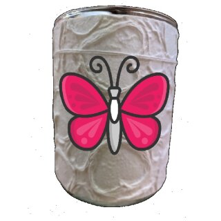 Papierlicht M Schmetterling