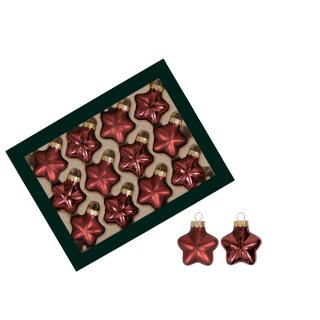 Xmas H&auml;nger Stars in Box (12Stk)