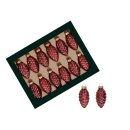 Xmas H&auml;nger Zapfen in Box (12Stk)