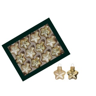 Xmas H&auml;nger Stars in Box (12Stk)