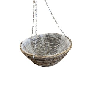 Rattanh&auml;nger Blumentopf konisch