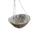 Rattanh&auml;nger Blumentopf konisch