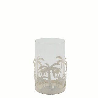 PALM GLOW Windlicht L