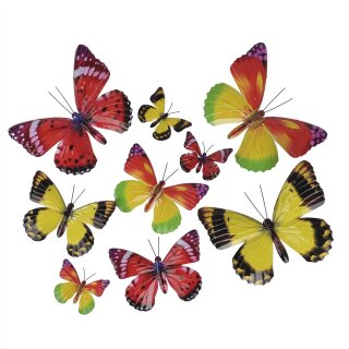 Metallschmetterling Magnet assortiert S
