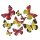 Metallschmetterling Magnet assortiert S