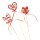 Holzstecker Lovely Hearts 3er assortiert