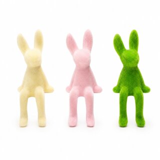 Hasenhocker Sammet assortiert