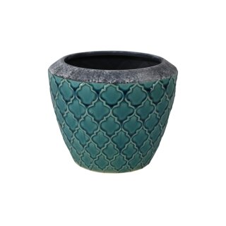 Topf Trento turquoise d22 h19