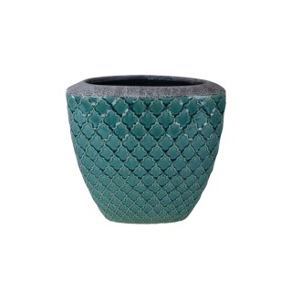 Schale Trento turquoise d26x14 h25