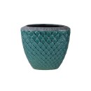 Schale Trento turquoise d26x14 h25