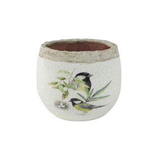Topf Birds white D13 H12
