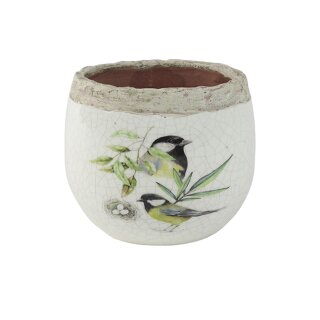Topf Birds white D16 H13