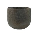 Planter Eva blue gold D32x19 H29