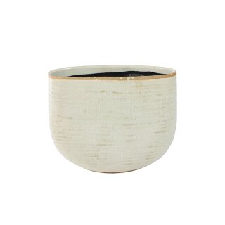 Planter Iris ivory D20x12 H15