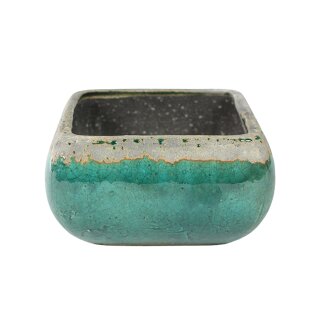 Schale Tijn sea green D21 H12