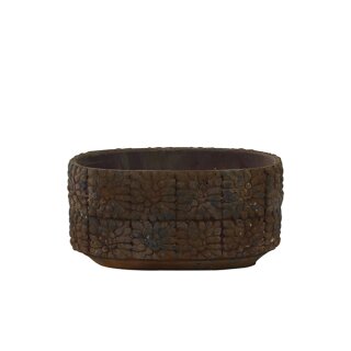 Schale Bloom rust D16x8 H8