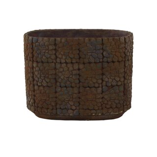 Schale Bloom rust D26x13 H21