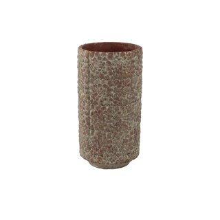 Topf hoch Bloom terra red D14 H27