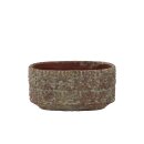 Schale Bloom terra red D16x8 H8