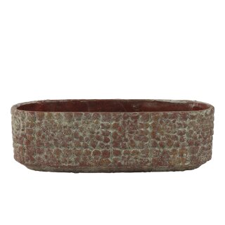 Schale Bloom terra red D32x10 H10