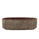 Schale Bloom terra red D32x10 H10