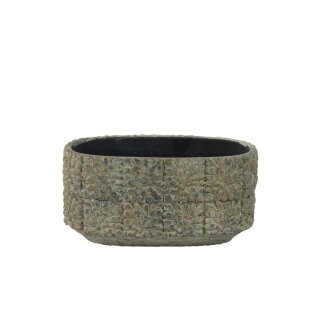 Planter Bloom earth D16x8 H8