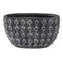 Schale Dots greywash D30x16 H16