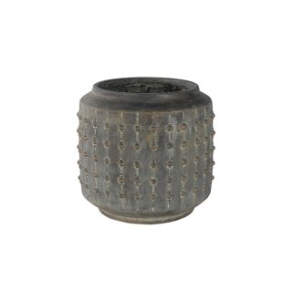 Topf Elle bronze black D28 H25