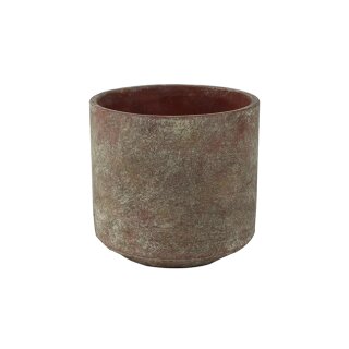Topf Saar terra red D16 H15