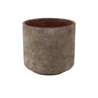 Topf Saar terra red D18 H17