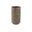 Topf hoch Saar terra red D14 H27
