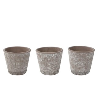 Topf Sam taupe D11 H10 3ass
