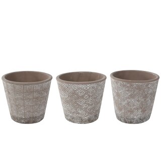 Topf Sam taupe D14 H13 3ass