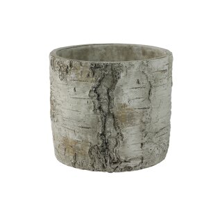Topf Wood white D18 H16