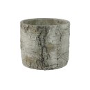 Topf Wood white D18 H16