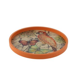 Tray botanic Deco mehrfarbig D27 H2