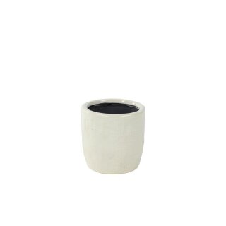 Topf Jute white D8 H8