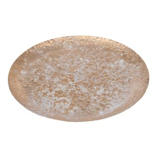 Metal round plate 29x29x3cm