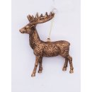 Plastic Reindeer Ornament